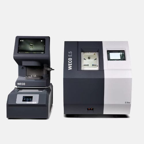 Optical lens edger Weco E5 S Visionix optical lens drill / automatic