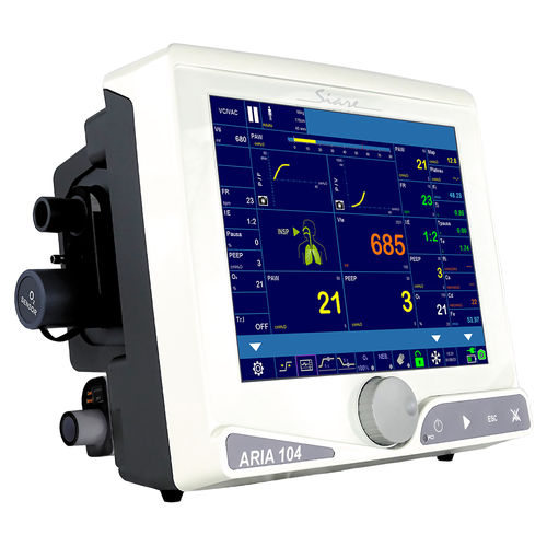 Emergency ventilator - ARIA 104 - Siare - intensive care / electronic / transport