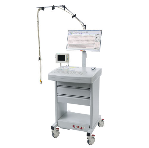 Cardiac stress test equipment - CARDIOVIT CS-200 Excellence - SCHILLER - with treadmill / with exercise bike