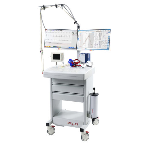 Cardio-respiratory stress test equipment - CARDIOVIT CS-200 Excellence ErgoSpiro - SCHILLER - with treadmill / with exercise bike