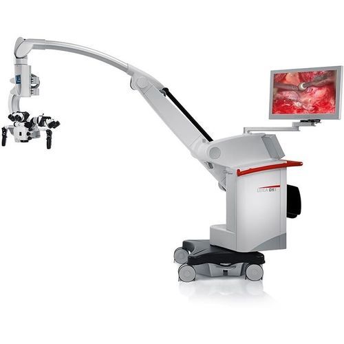Neurosurgery microscope M530 Leica Microsystems on casters