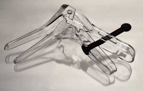 Vaginal speculum - ø 12 mm | 02.300 - Gyneas - Cusco / single-use / transparent
