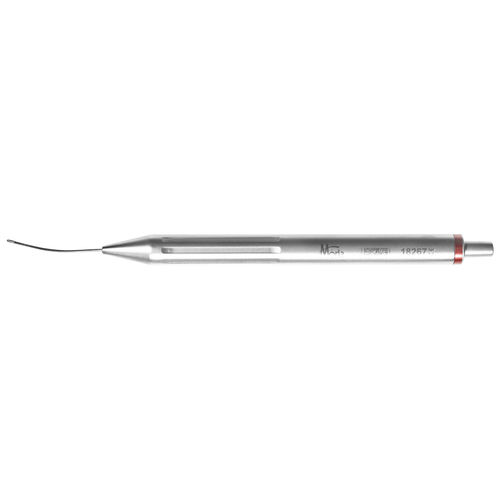 Irrigation cannula - Moria Surgical - intravitreous injection / curved