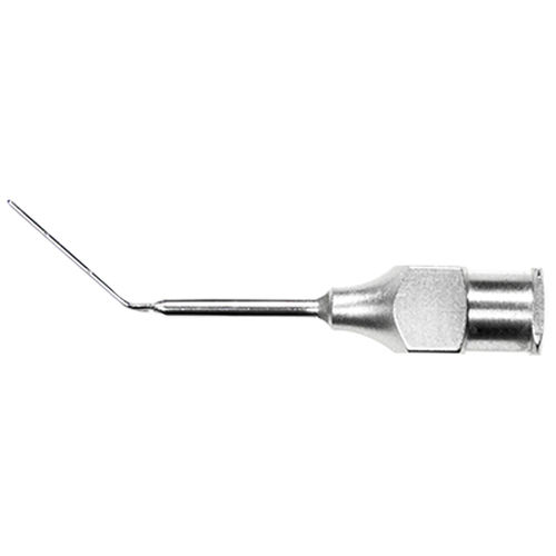 Irrigation cannula - 19018  - Moria Surgical - intravitreous injection / curved