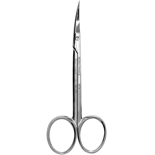 Ophthalmic surgery scissors 4878A Moria Surgical for humans / curved