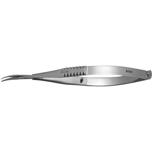 Ophthalmic surgery micro scissors - 9721  - Moria Surgical - Castroviejo / for humans / curved