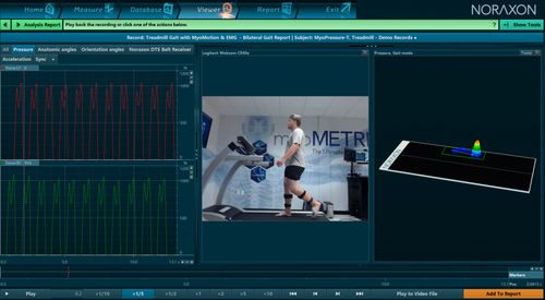 Analysis software - myoPRESSURE™  - NORAXON - for electrophysiology