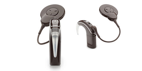 behind-the-ear processor cochlear implant