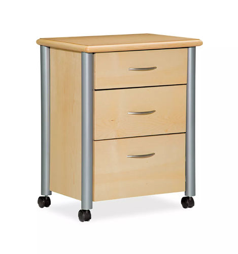 Hospital cabinet - Metropolitan - Welch Allyn - on casters / with drawer / beige