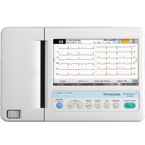 Resting electrocardiograph - FX-8300 - Fukuda Denshi - 12-channel / digital / with printer