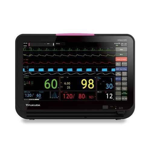 Modular multi-parameter monitor - DYNASCOPE DS-1200 - Fukuda Denshi - all-in-one workstation / bedside / ECG