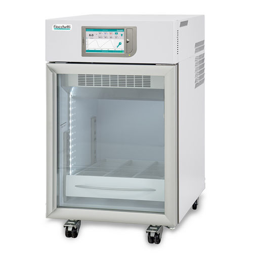Blood bank refrigerator - EMOTECA 100 TOUCH - Fiocchetti Scientific - compact / 1-door / with glass door