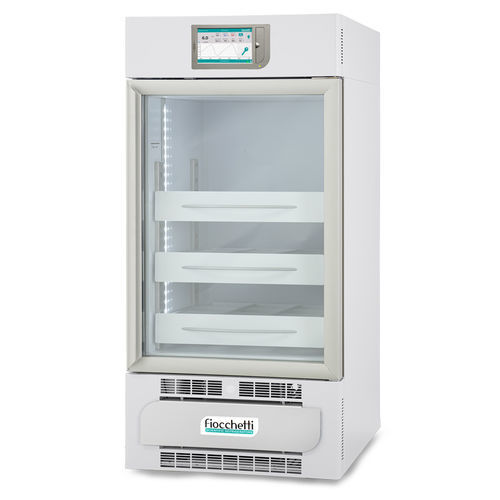 Blood bank refrigerator - EMOTECA 170 TOUCH - Fiocchetti Scientific - cabinet / 1-door / with glass door