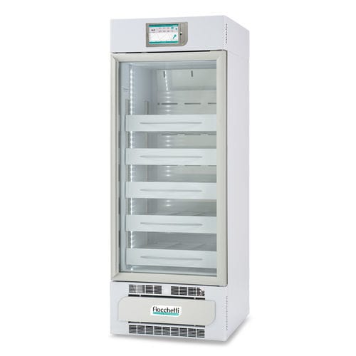 Blood bank refrigerator - EMOTECA 250 TOUCH - Fiocchetti Scientific - cabinet / 1-door / with glass door