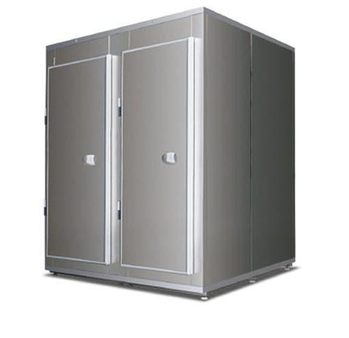 Mortuary stretcher refrigerated mortuary cabinet - CAM040802 - Fiocchetti Scientific - 8-body / front-loading / modular