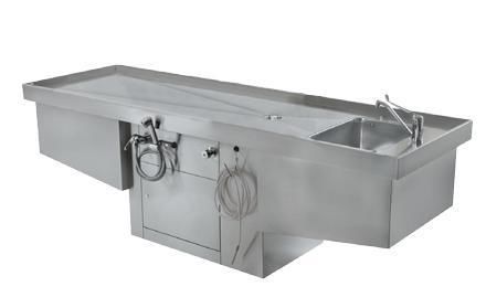 Histopathology laboratory autopsy table - Tavolo autopsia B - Fiocchetti Scientific - laboratory / for forensics / mortuary washing