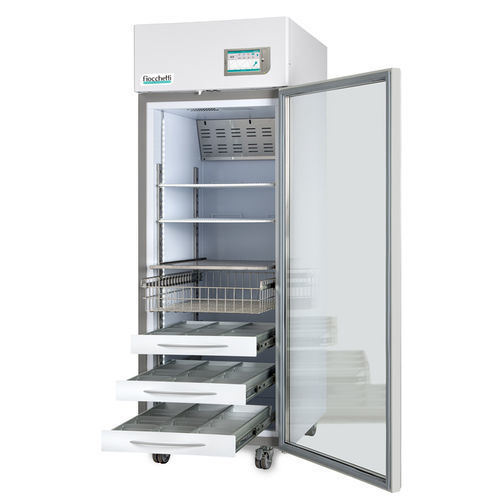 Laboratory freezer - PLASMA-VISION 700 TOUCH - Fiocchetti Scientific - for blood plasma / blood bank / vertical