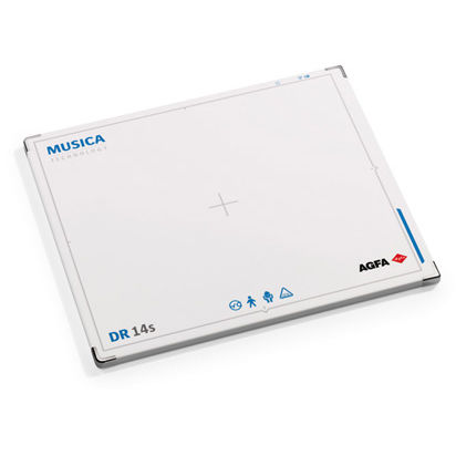 Multipurpose radiography flat panel detector - DR 14s - AGFA - portable / wireless / 14 x 17