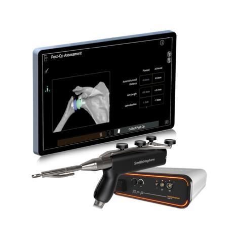 Cutting surgical robot - CORI - Smith & Nephew - guiding / resection / surgical navigation
