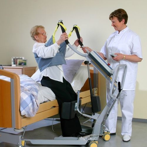 Electric stander - 1620 - Handi-Move - with harness / walking