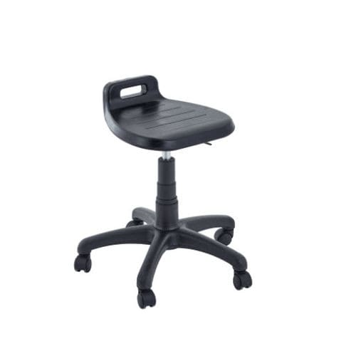 Healthcare facility stool - 90.1594 - Üzümcü Medical Devices - height-adjustable / hydraulic / on casters