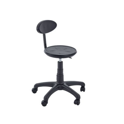 Healthcare facility stool - 90.1590 - Üzümcü Medical Devices - hydraulic / on casters / with backrest