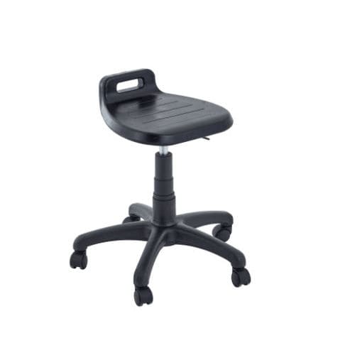 Healthcare facility stool - 90.1593 - Üzümcü Medical Devices - hydraulic / on casters / polyurethane foam