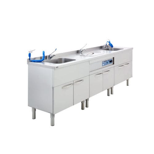 stainless steel cleaning station