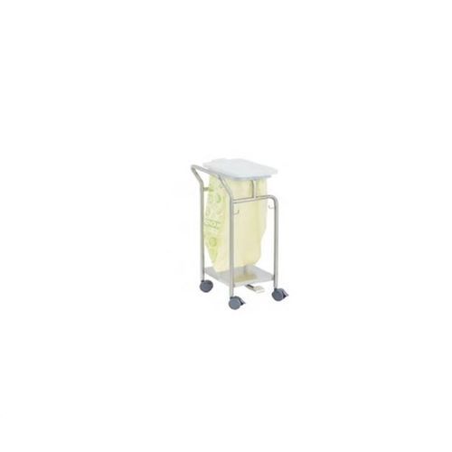 Cleaning linen trolley - 40860 - Üzümcü Medical Devices - laundry / 1-bag / stainless steal