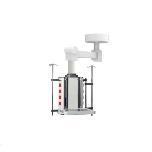 Ceiling-mounted medical pendant - 5070.80 - Üzümcü Medical Devices - intensive care / with shelves / motorized