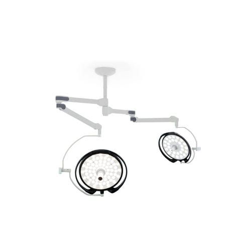 Ceiling-mounted surgical light - DL-62C - Üzümcü Medical Devices - LED / 2-arm / 96