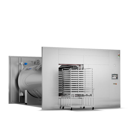 Medical sterilizer - AMS  - Steelco - for the pharmaceutical industry / steam / horizontal