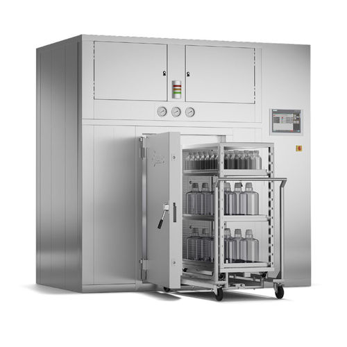 Laboratory sterilizer - SD - Steelco - for the pharmaceutical industry / hot air / pass-through