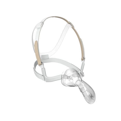 Nasal artificial ventilation mask - JULIA - Löwenstein Medical - sleep apnea therapy / plastic / transparent