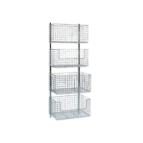 Basket equipment support 830.85 VILLARD wallmount / stainless steel