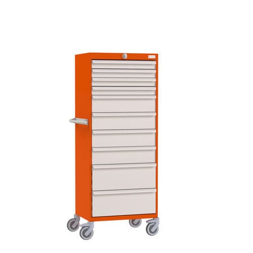 Hospital cabinet - 1007.02 C01 - VILLARD MÉDICAL - modular / on casters / with drawer
