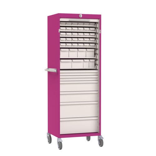 Medication cabinet - 1007.51 C02 - VILLARD MÉDICAL - hospital / on casters / with drawer