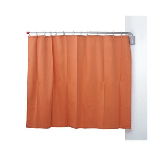 Telescopic hospital screen - 314.10 - VILLARD MÉDICAL - wall-mounted / 1-panel / with curtain