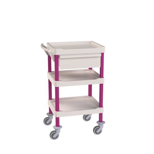 Medical trolley - Eolis® COMPACT - VILLARD MÉDICAL - for consumables / for medical devices / transport