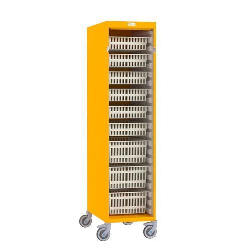 General purpose cabinet unit - Eolis® - VILLARD MÉDICAL - modular / on casters / with shelf