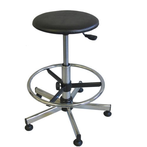 Height-adjustable stool - 318.28 - VILLARD MÉDICAL - pneumatic / on casters