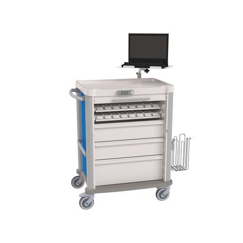 Medical trolley - Eolis® - VILLARD MÉDICAL - hospital / for medicine / aluminum