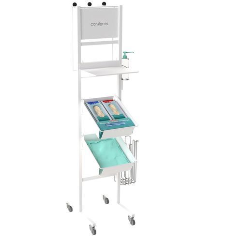 Hospital trolley - Unités Mobiles de Précaution - UMP® - VILLARD MÉDICAL - medical / for consumables / logistics