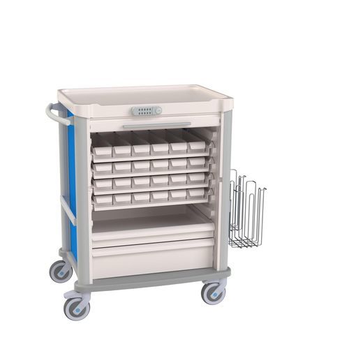 Hospital trolley - Eolis® - VILLARD MÉDICAL - medical / for medicine / storage