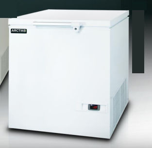 Laboratory freezer - LTFE 140 - AccsA'tech - chest / 1-door / low-temperature