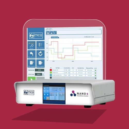 Laboratory gas mixer GB NANO 4 MCQ Instruments O2 / air / CO2