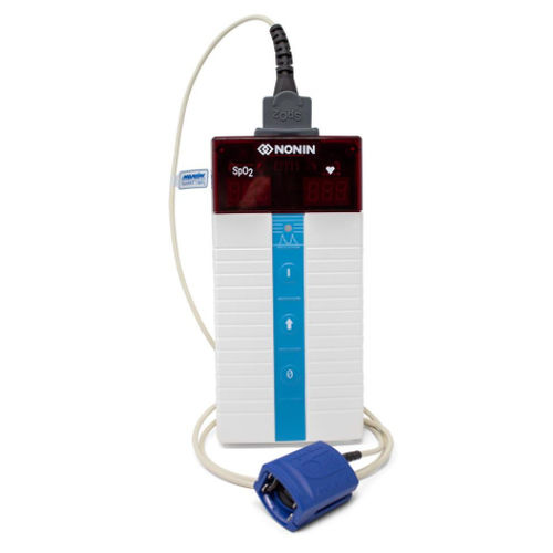 Hand-held pulse oximeter - 8500  - Nonin - medical / battery-powered / with separate sensor