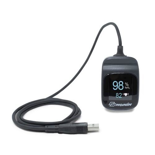 Fingertip pulse oximeter - 3231 - Nonin - medical / battery-powered / USB