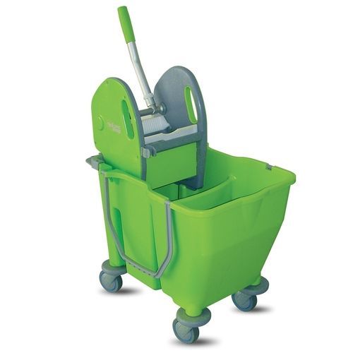 Medical trolley - DOUBLE - IPC - waste / cleaning / with bucket