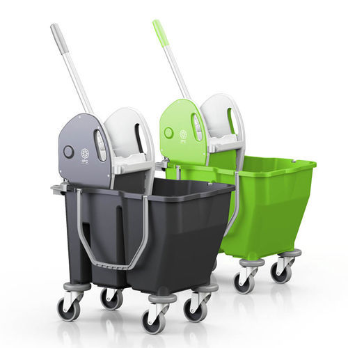 Medical trolley - DAM BLACK IS GREEN - IPC - recycling / cleaning / plastic